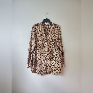 Calvin Klein Animal Print Blouse